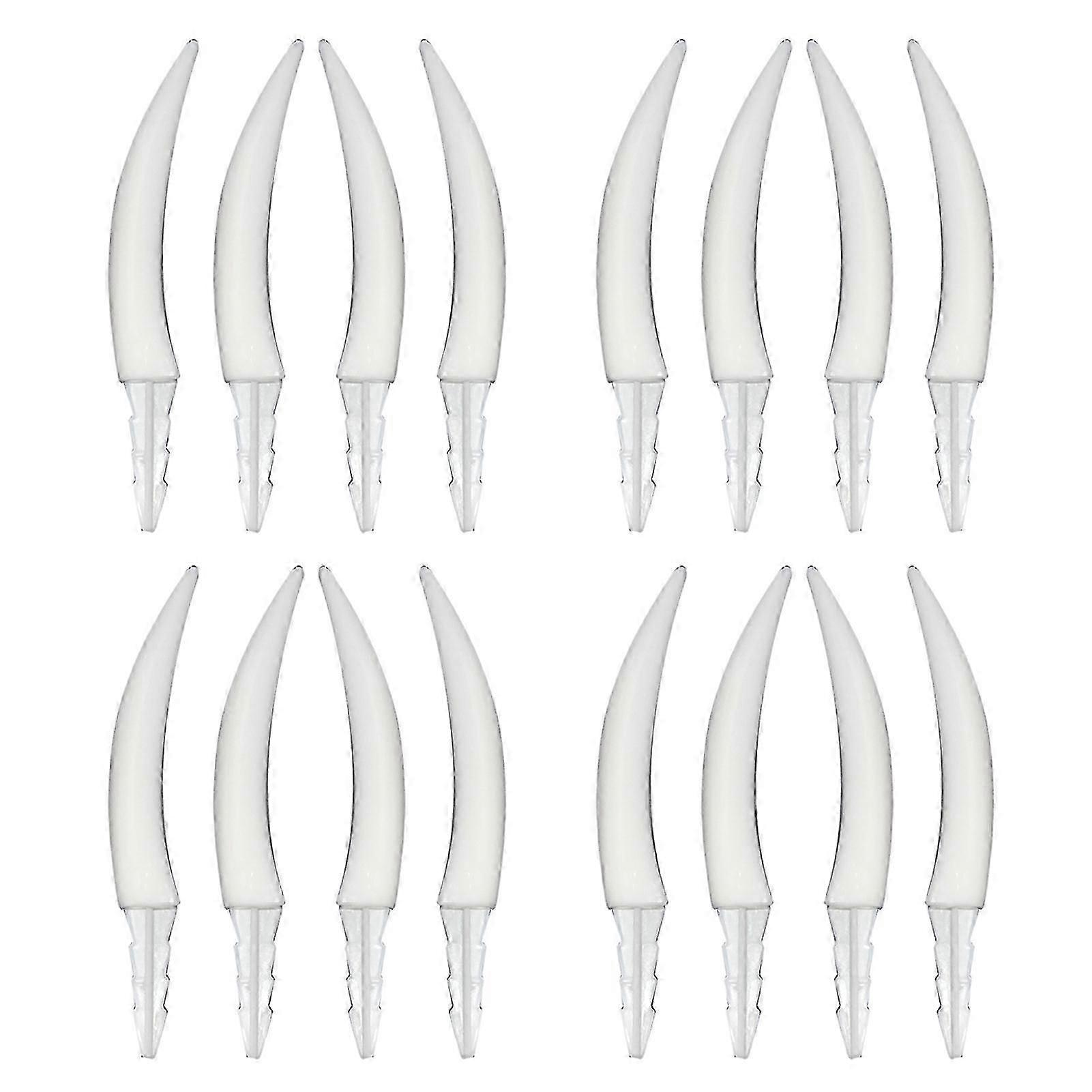 16 Pcs Halloween Pumpkin Teeth Spooky Pumpkin Teeth Insert Jack O Lantern Decoration for Halloween Home Party Decoration School Handicraft Activities