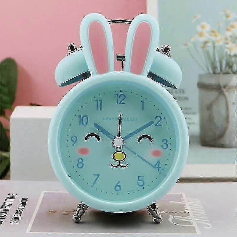 Alarm Clock Children's Ring Cartoon Anime Cute and Creative Alarm Clock Rabbit Ear Alarm Clock Little Rabbit