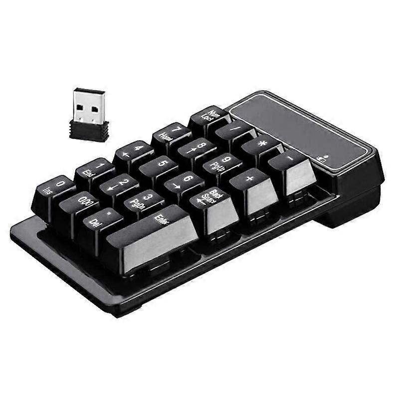 K3 19 Key 2.4G Wireless Mini Digital Keyboard K3 (Black)