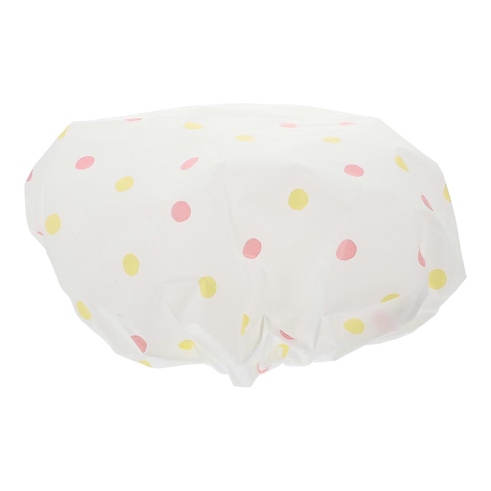 Waterproof Eva Bath Cap for Bathing with Adjustable Elastic Band