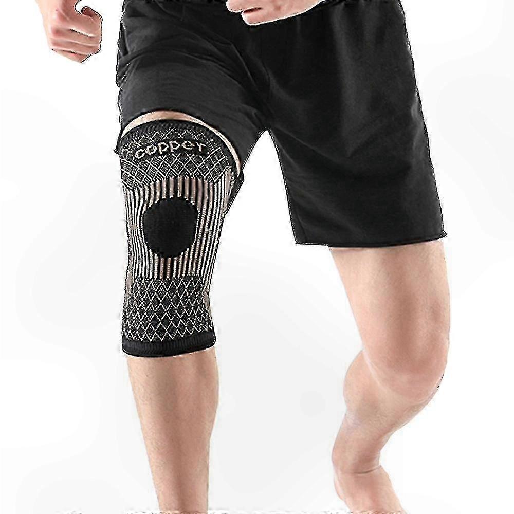 Compression Knee Sleeve for Sports, Exercise, and Joint Support with Comfort Fit Technology