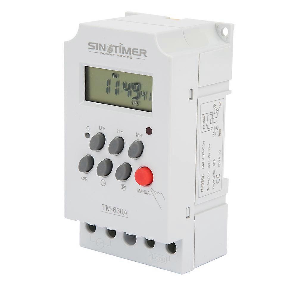 TM630A AC220V Mini LCD Digital Microcomputer Control Timer Switch (AC220V)