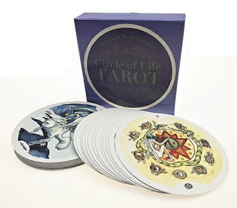 Circle of Life Tarot Cards English Tarot Deck Guidebook Card Table Card Game Magical Fate Divination Card for personal use