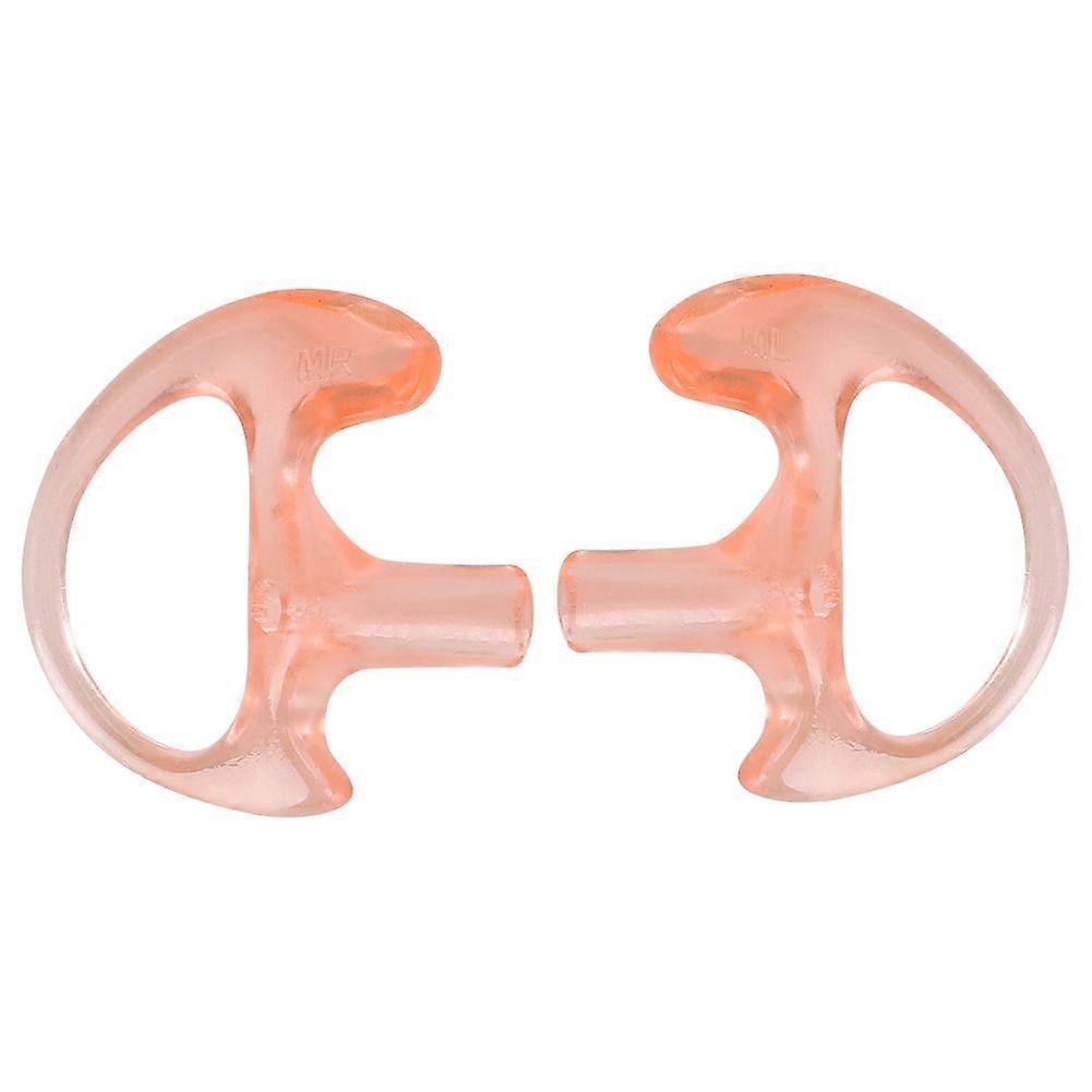 Pink Silicone Replacement Ear Insert Two Way Radio Ear Mold for Most Coil Tube Audio Kits (S)