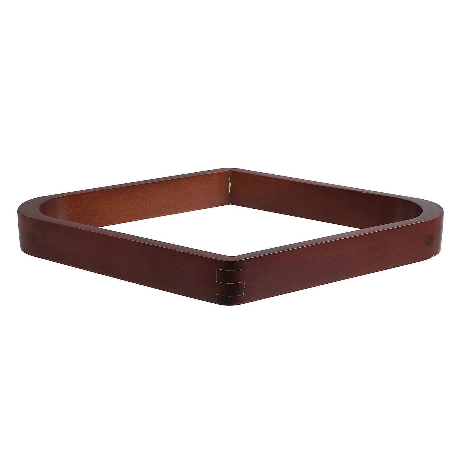 Billiard Ball Rack Wooden Triangle for Pool Table 4Pcs Brown