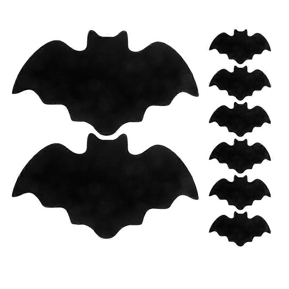 Felt Bat Placemat Halloween Table Mats for Kitchen Use 32Pcs