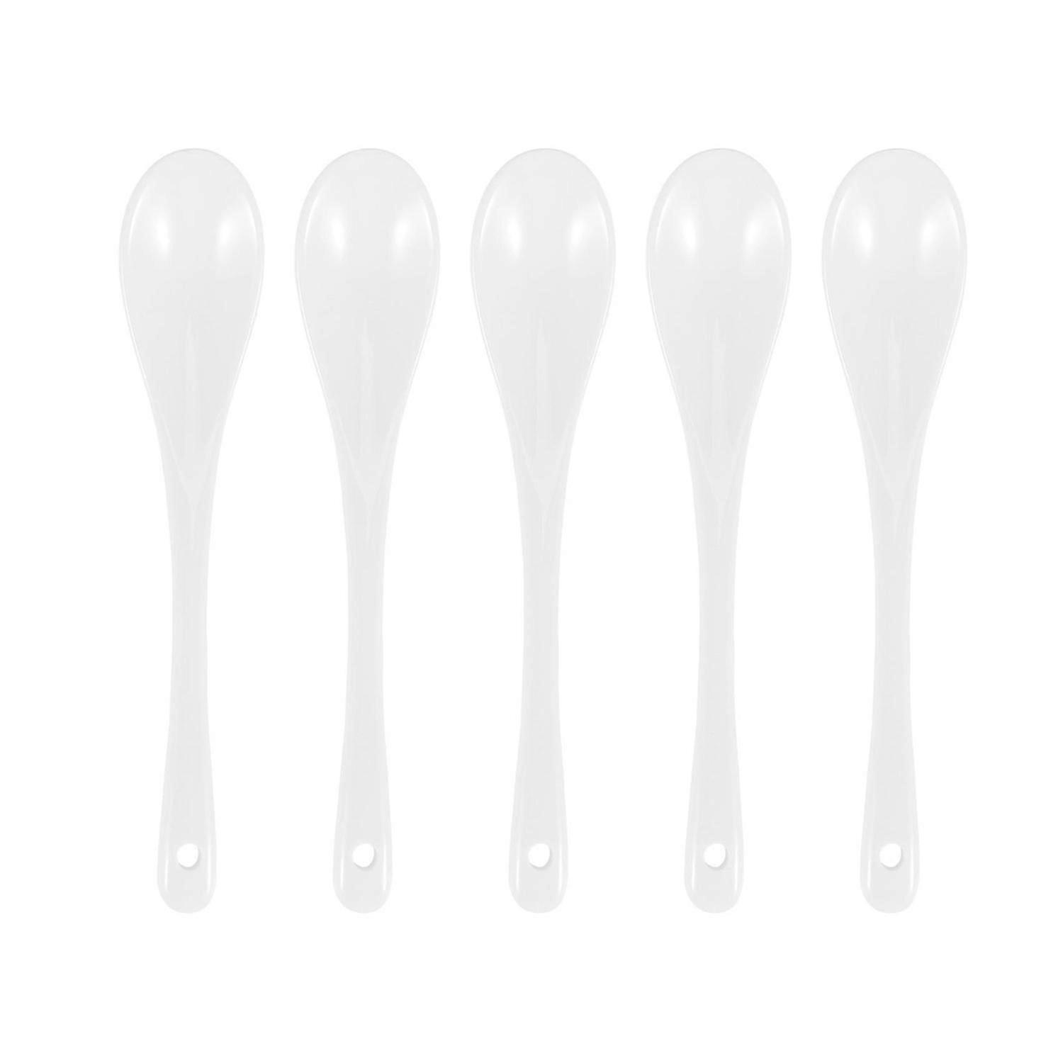 Set Of 5 Ceramic Spoon Teaspoon Spoon Jam Hy