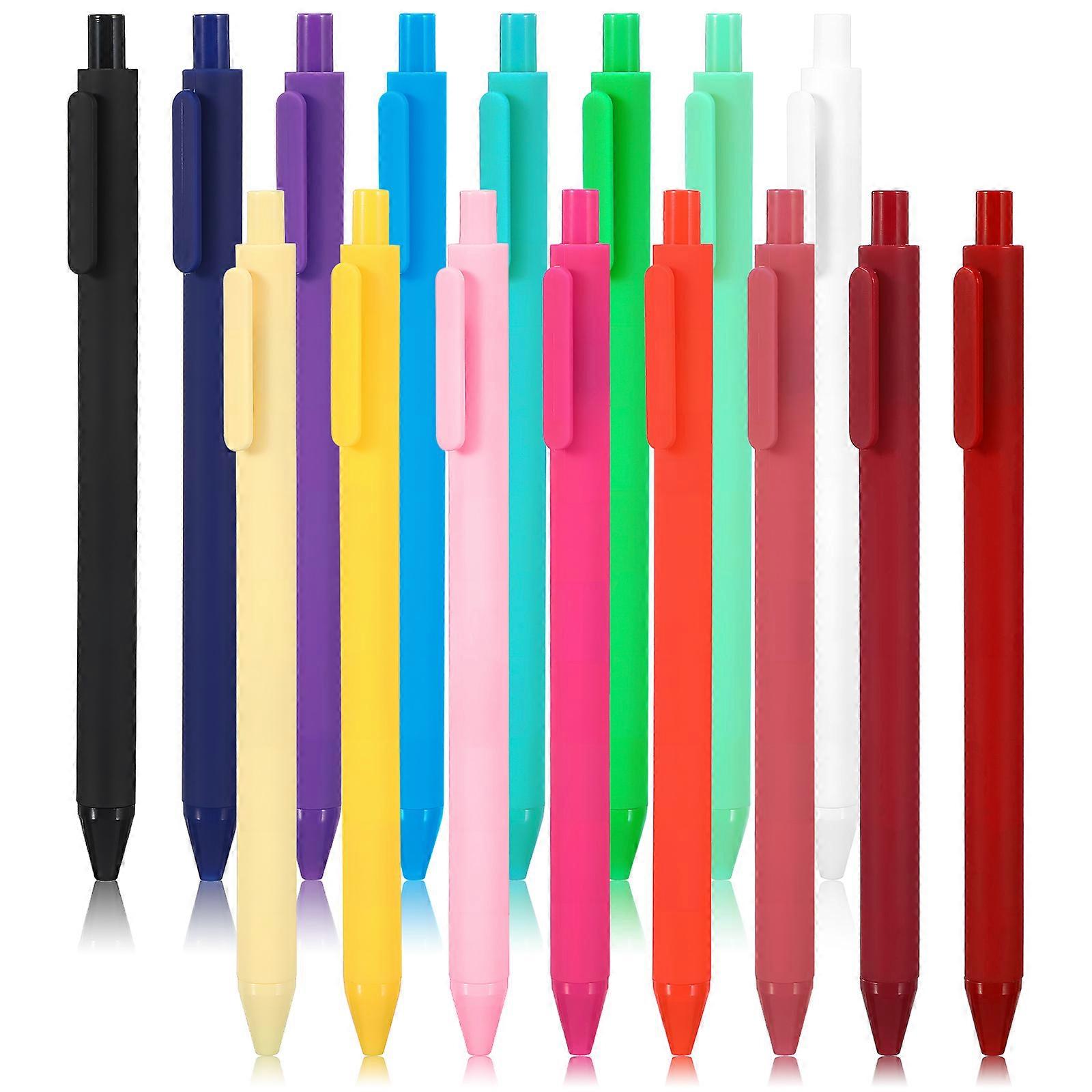 Roller Ball Pens 64 Pcs Assorted Color Stationery Note Taking Office Use Writing Instruments