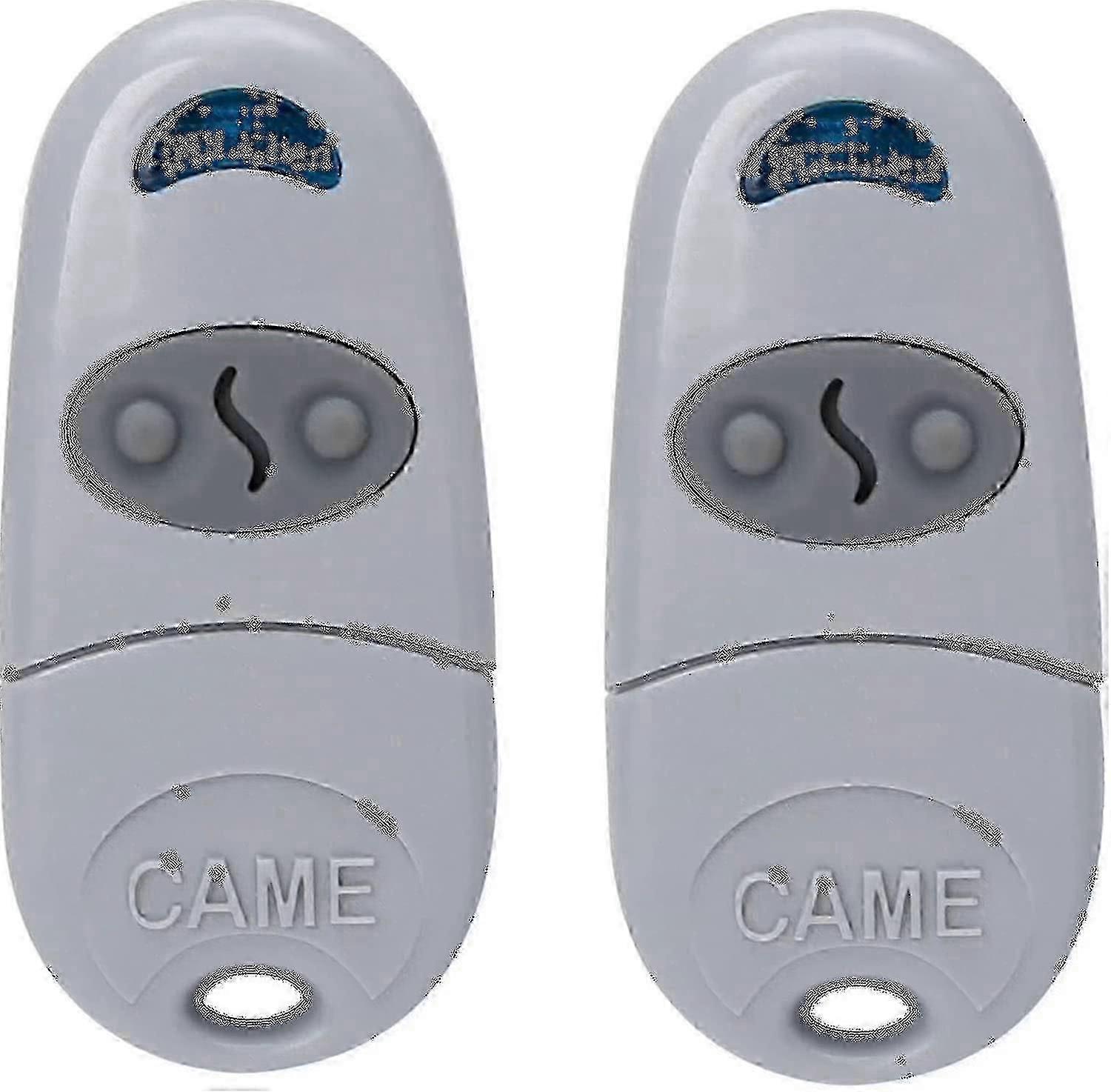 2-Pack 433.92MHz Handheld Remote Controls for CAME Top432NA, Compatible with Top432EV and Top432EE