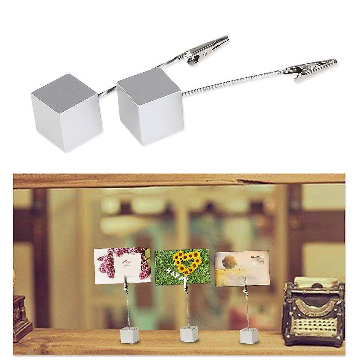 Note Base Paper Holder for Office 3Pcs Nuolux Silver