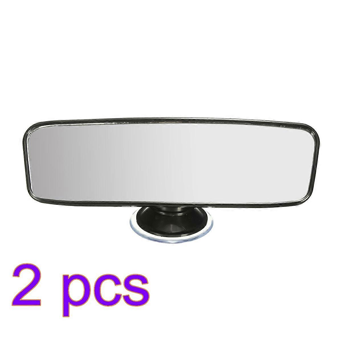 Wide Angle Rear View Mirror Car Interior Rear View Mirror Replacement 2Pcs