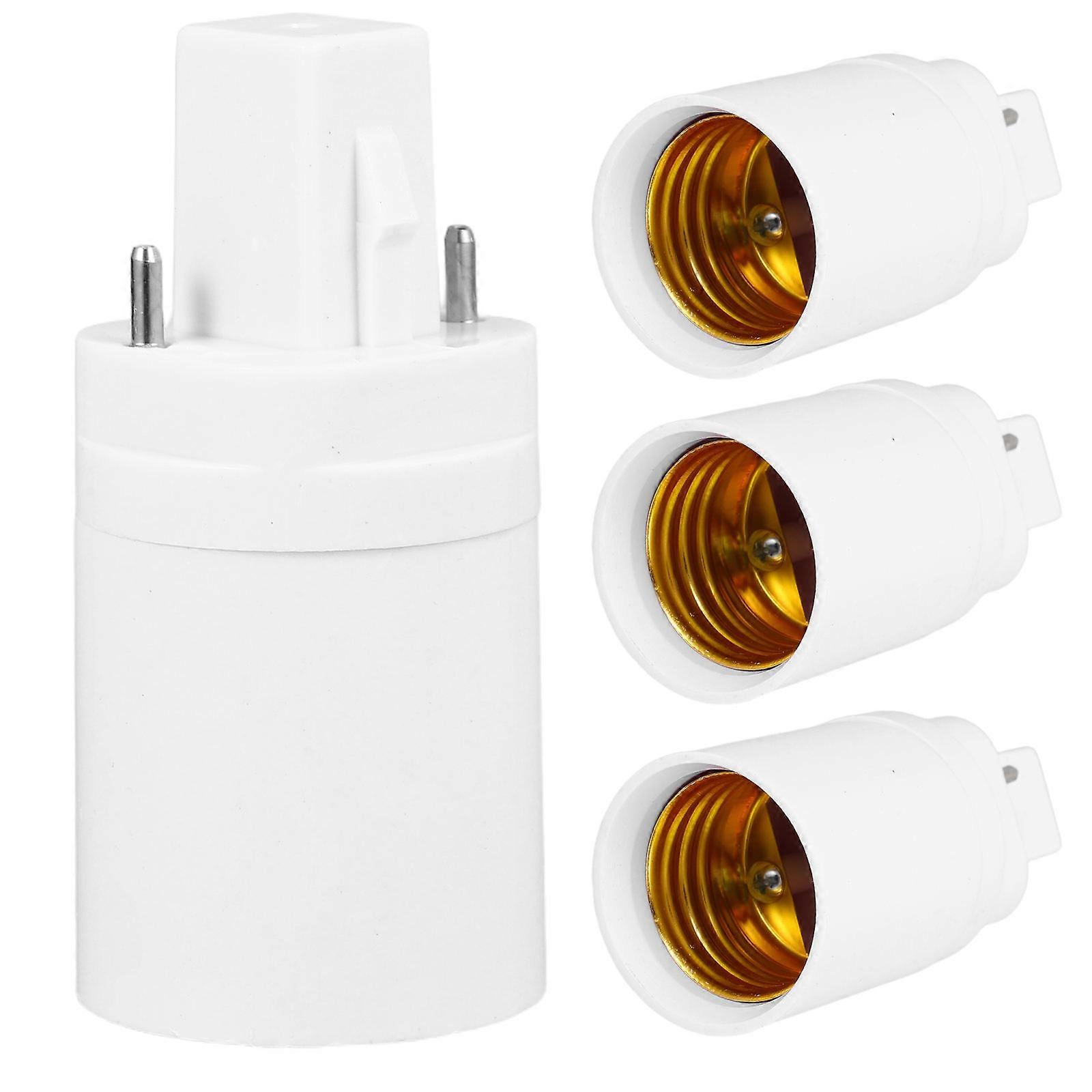 Lamp Holder Adapter to E27 Screw Base Converter 4Pcs for Home Lighting