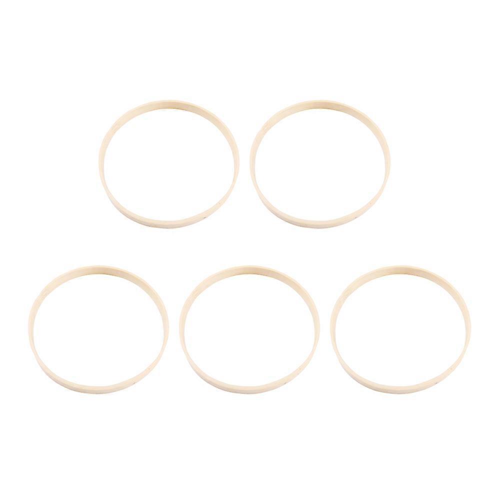 Dreamcatcher Bamboo Ring DIY Craft Tool for 3Pcs Beige Round Tools