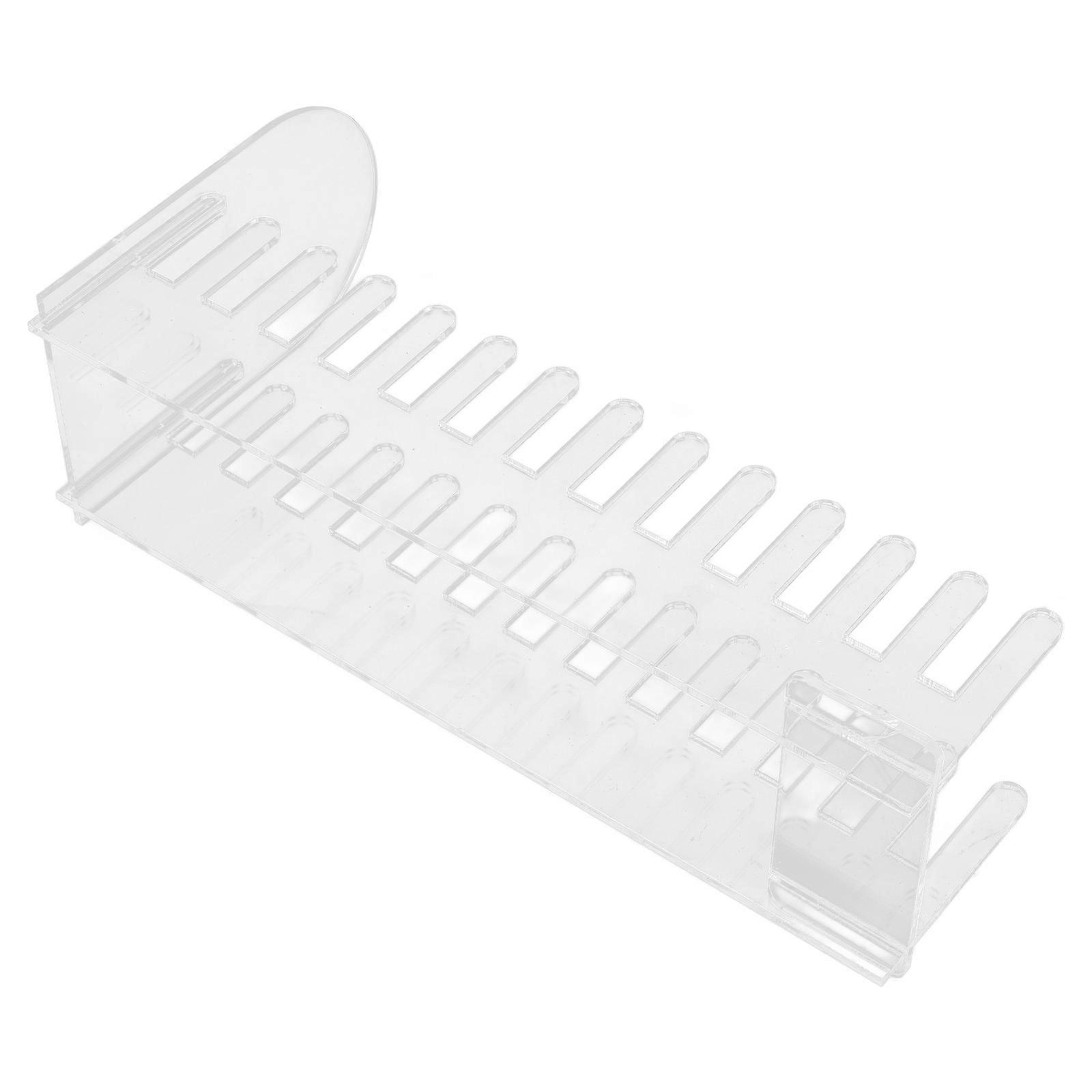 Collector Card Rack Display Acrylic Stand for Storage 2Pcs Transparent Card Holder