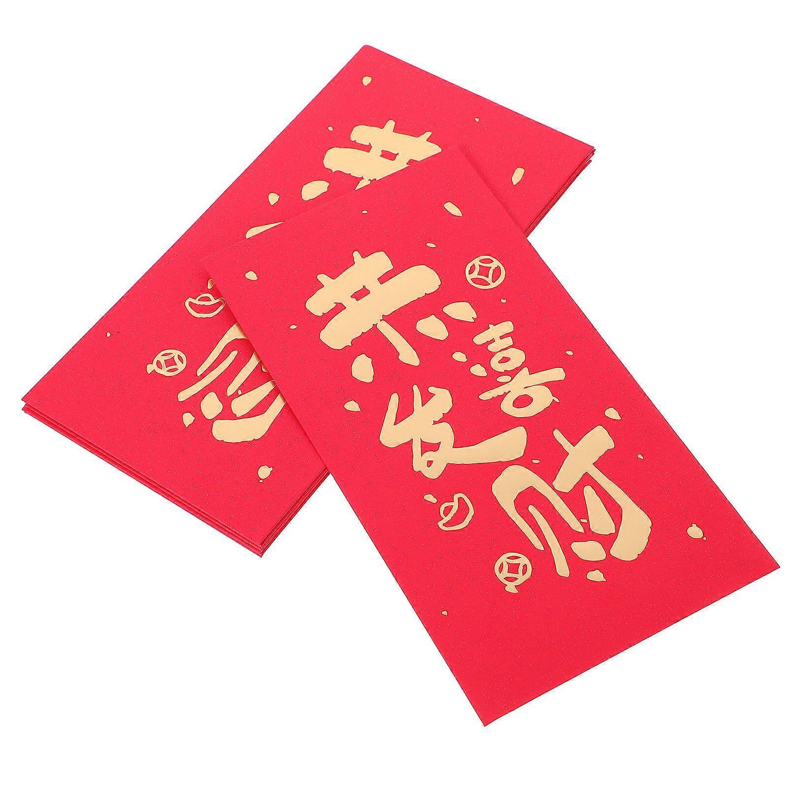 Chinese Red Envelope Paper Red Envelopes for New Year 30Pcs Gift Pack