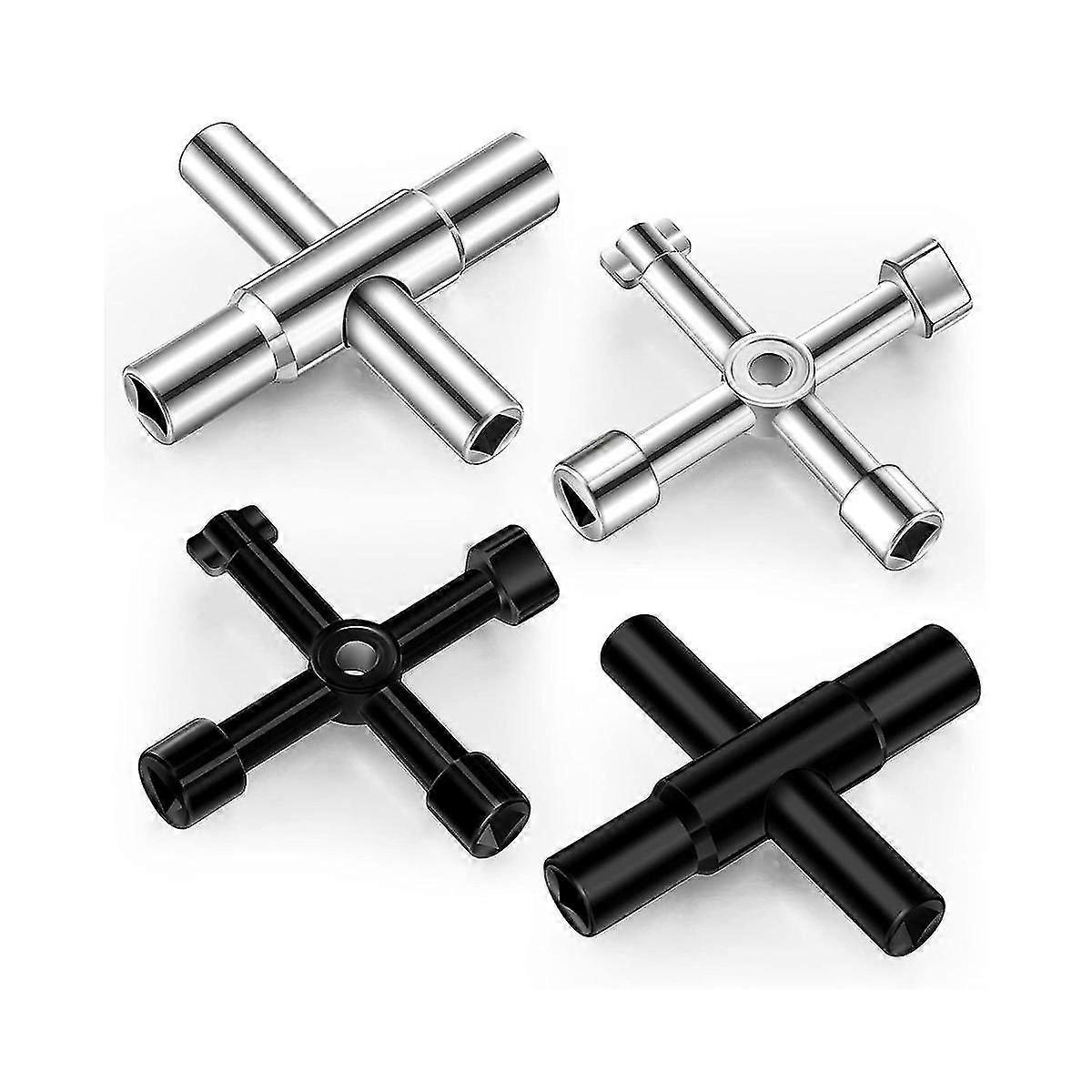 Faucet Triangle Key Wrench Wrench Multifunction Wrench 4 Ways Universal Hand Tools