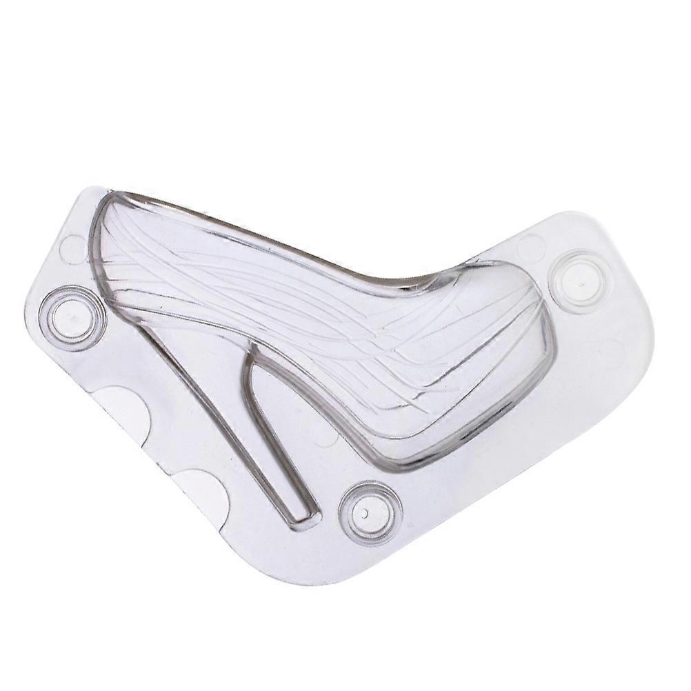 High Heel Fondant Mold for Diy Cake Decoration and Handmade Transparent Plastic Material with 1 Set