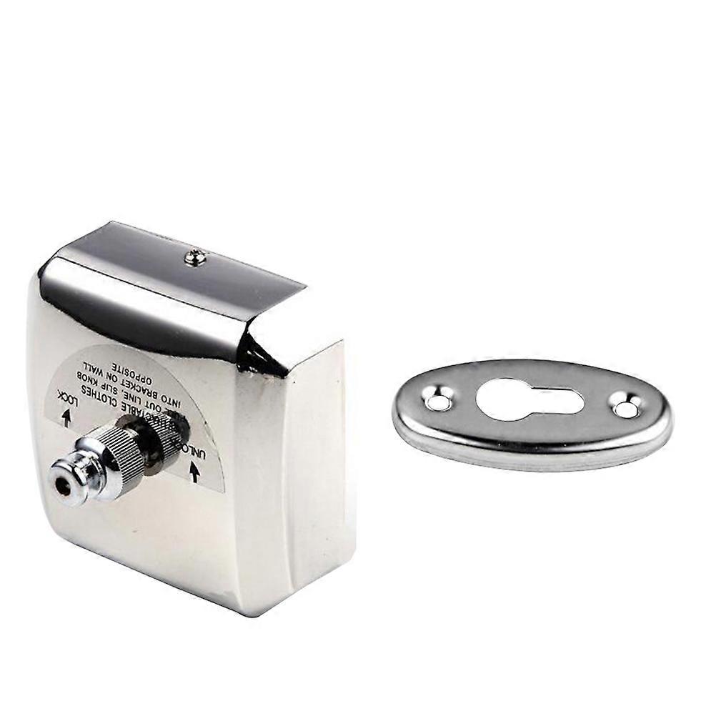 Square Clothesline Retractable Stainless Steel Wall-Mounted Clothesline 3Pcs