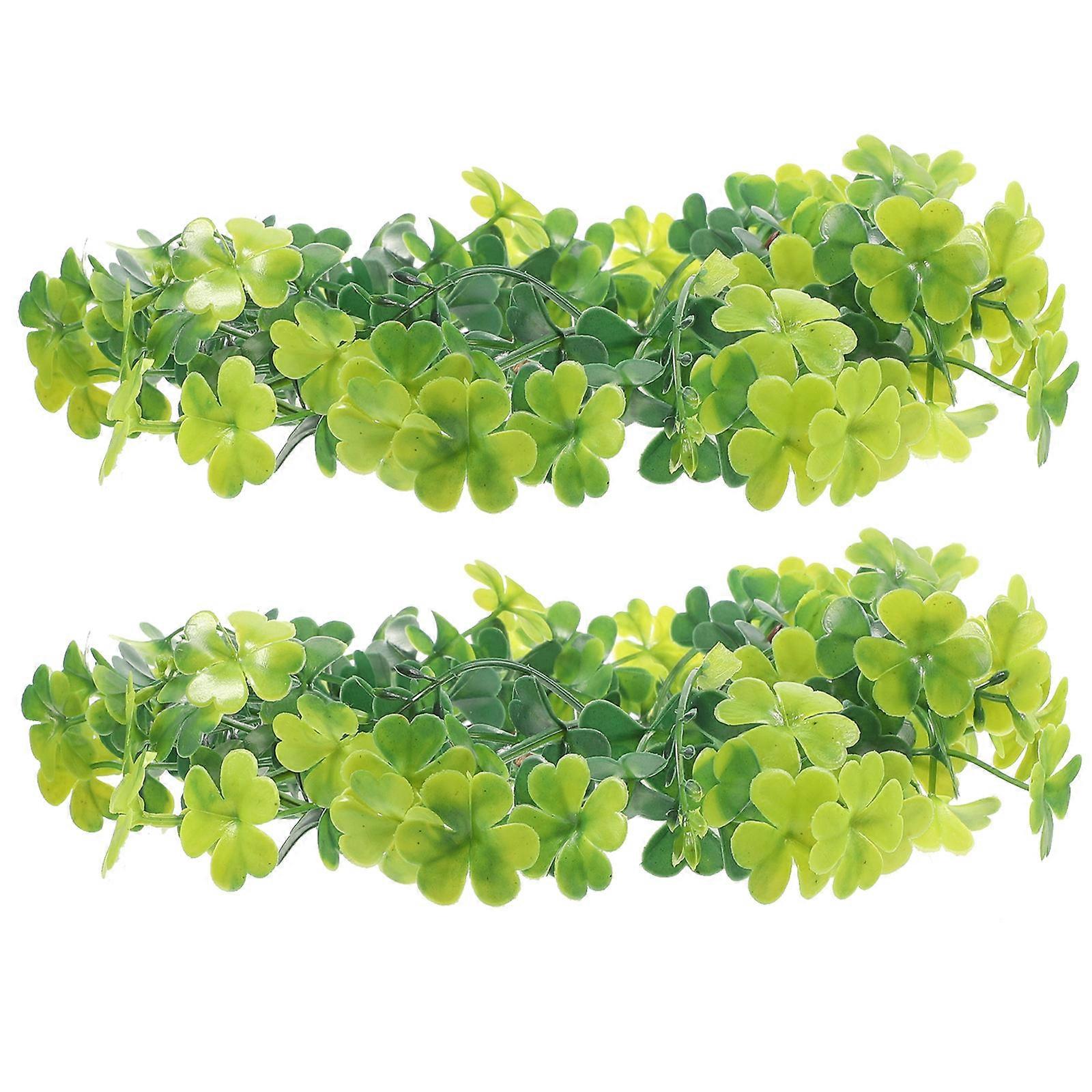 Candle Rings Wreaths for Tabletop 6Pcs Artificial