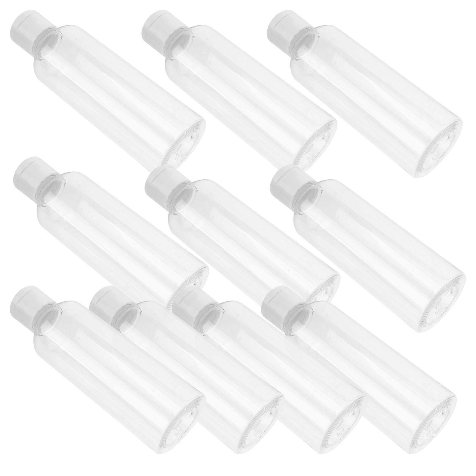 Transparent Travel Containers Plastic Bottles for Storage 10Pcs 100ml