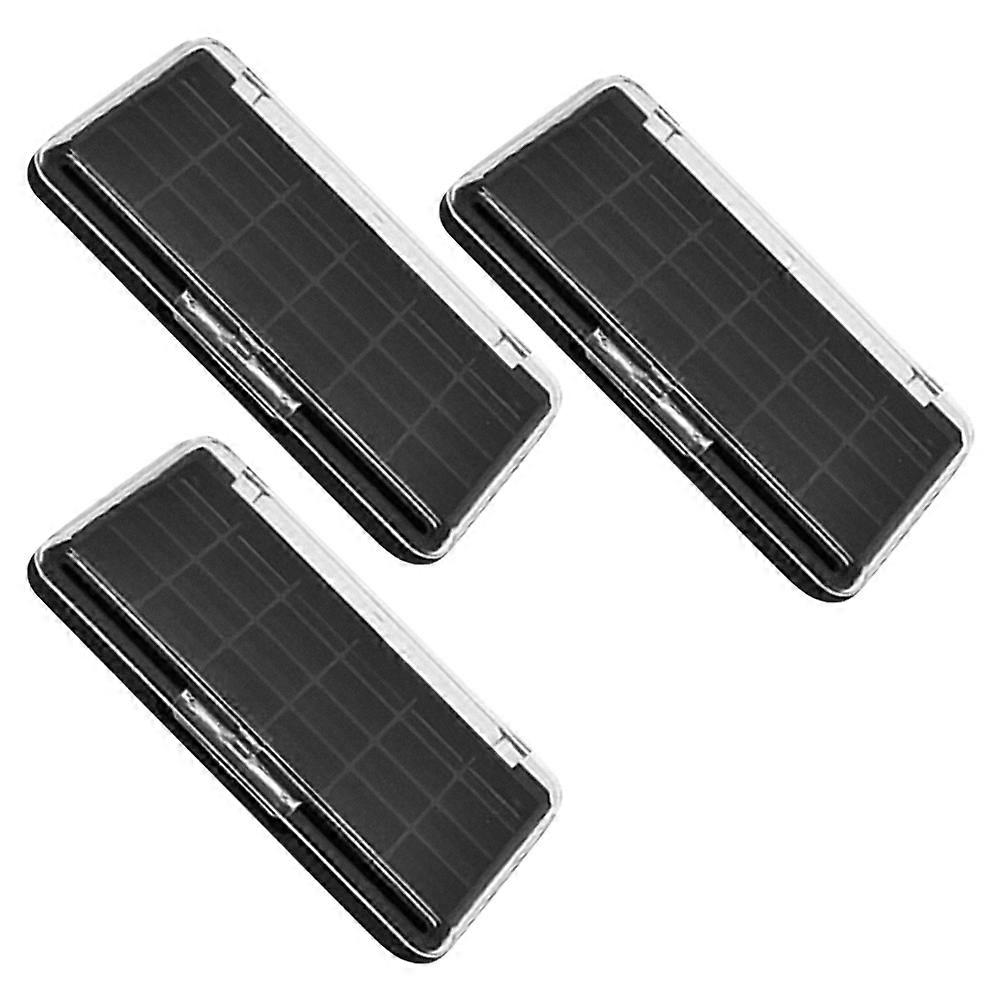 DIY Eyeshadow Box Makeup Tray for Storage 3Pcs Black ABS Replacement Plate