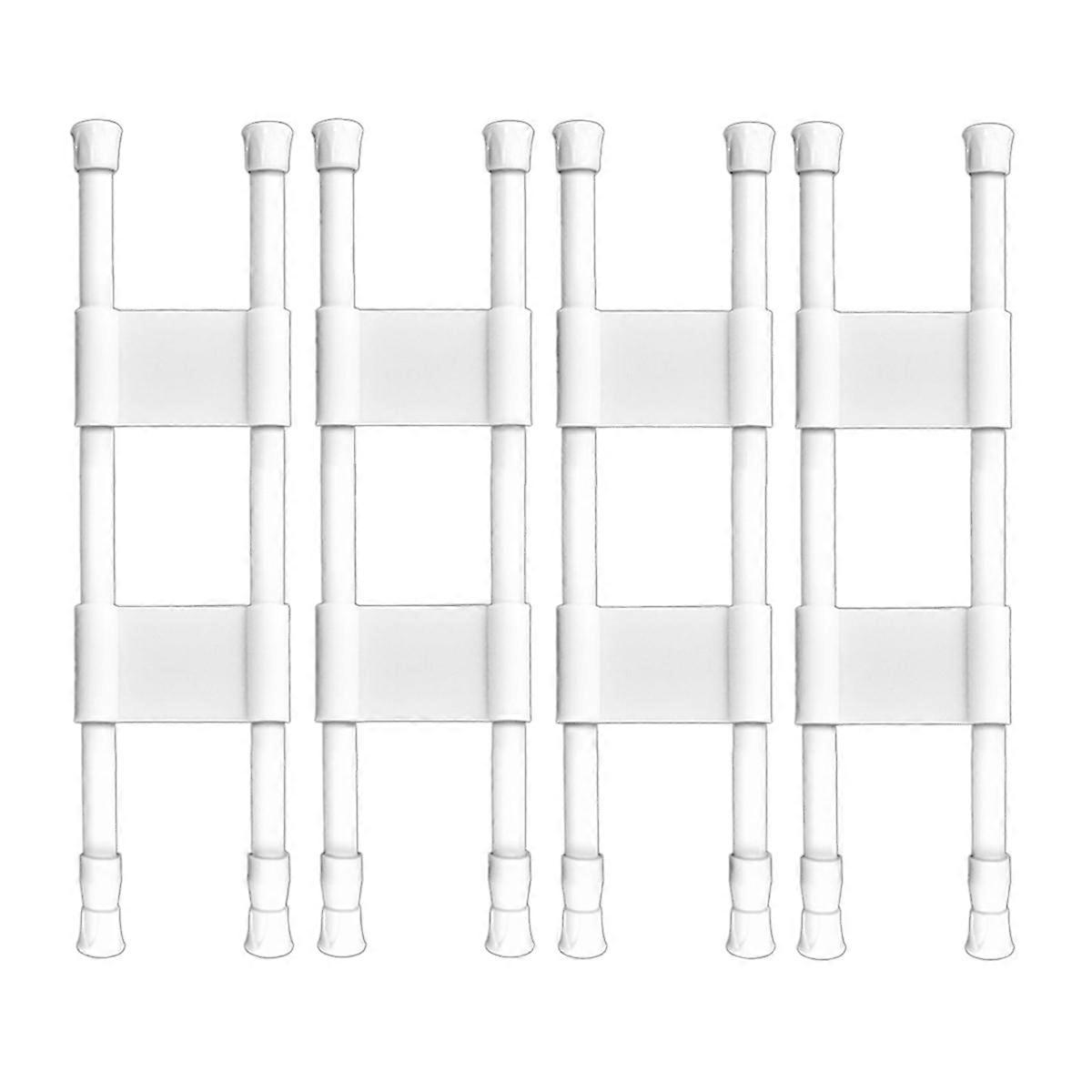 4 pcs Double RV Refrigerator Bars Adjustable Fridge Tension Rods