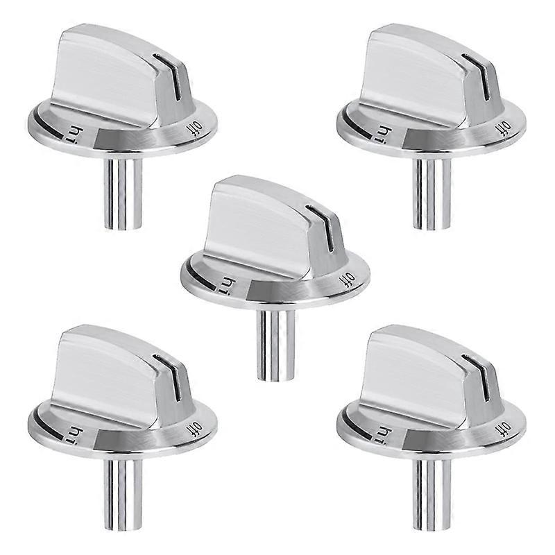 5 Packs Upgrade 5304525746 Long Stem Stove Knobs Replacements, Compatible with Gas Stove Range Oven