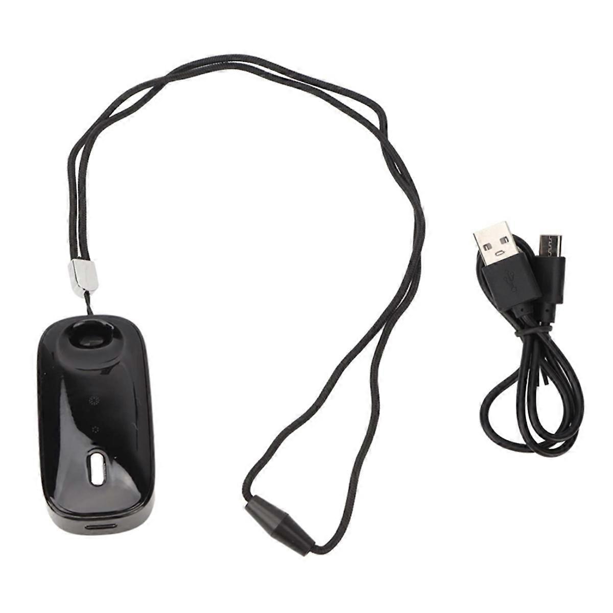 Wearable Rechargeable Mini Low Noise Air Purifier, Black