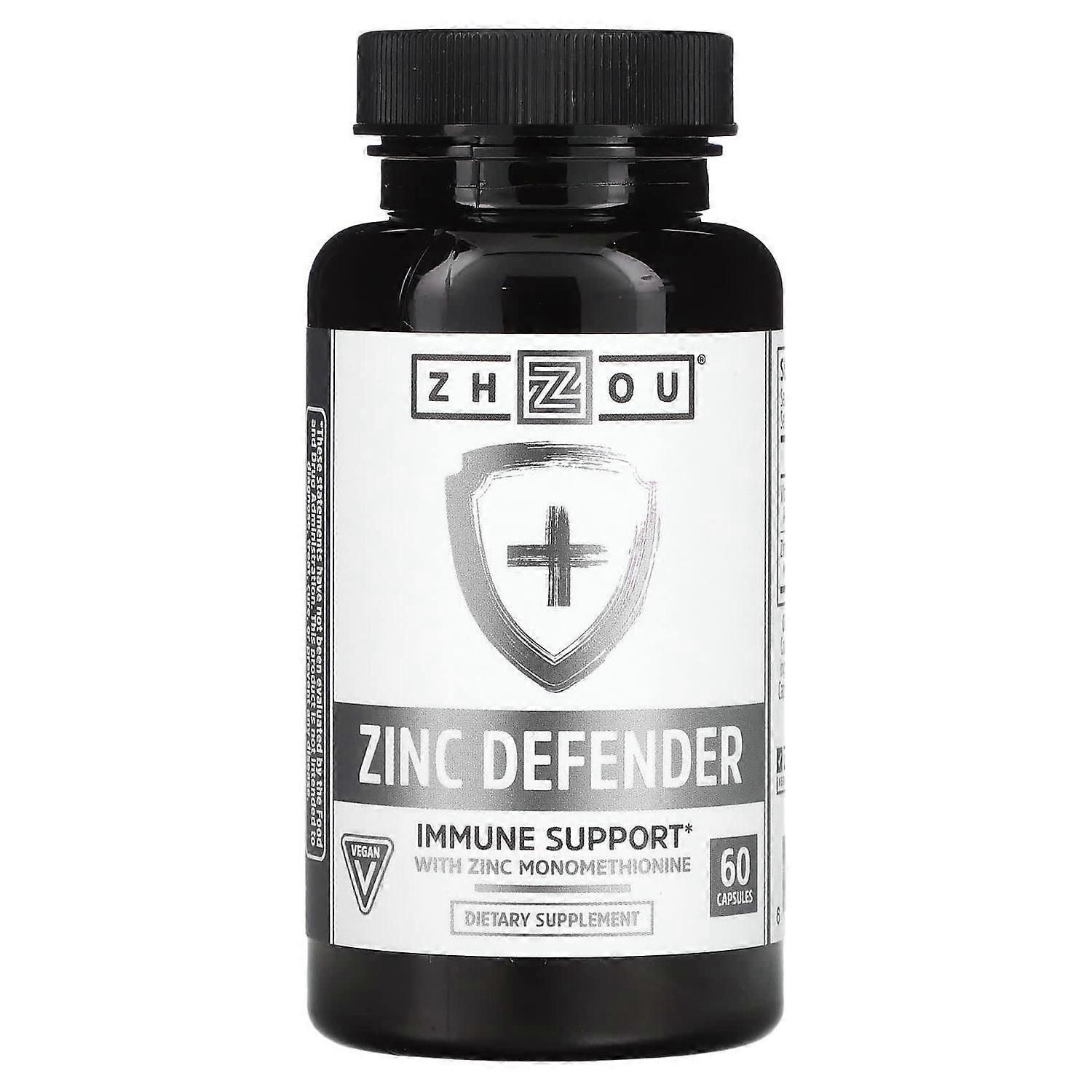 Zhou Nutrition, Zinc Defender, 60 Capsules