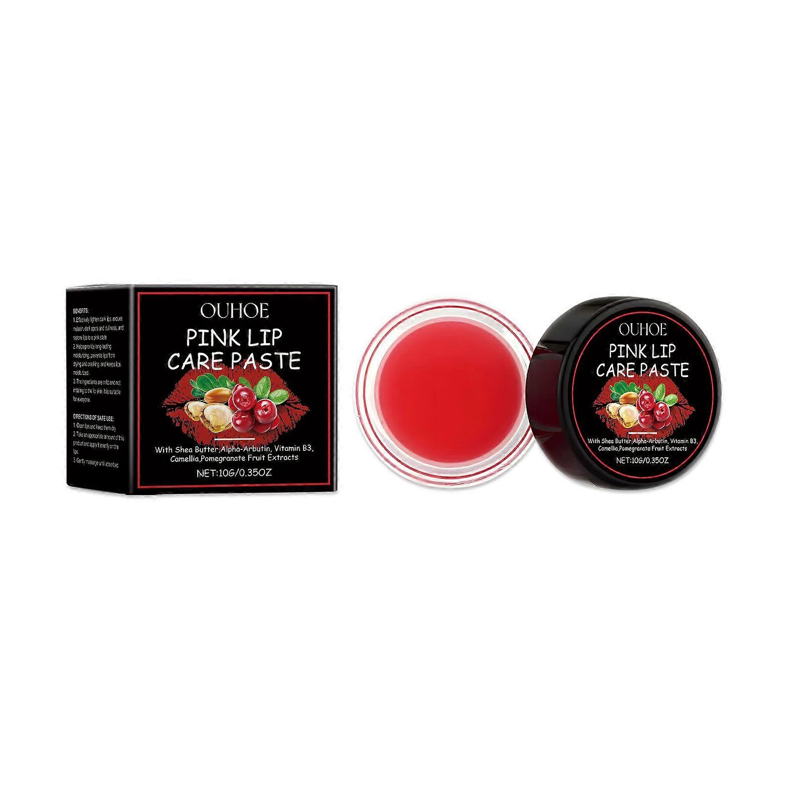 OUHOE Moisturizing Lip Balm, Improve Lip Color Moisturizing Lip Balm Moisturizing Repair Lip Skin Plant Extract Treatment