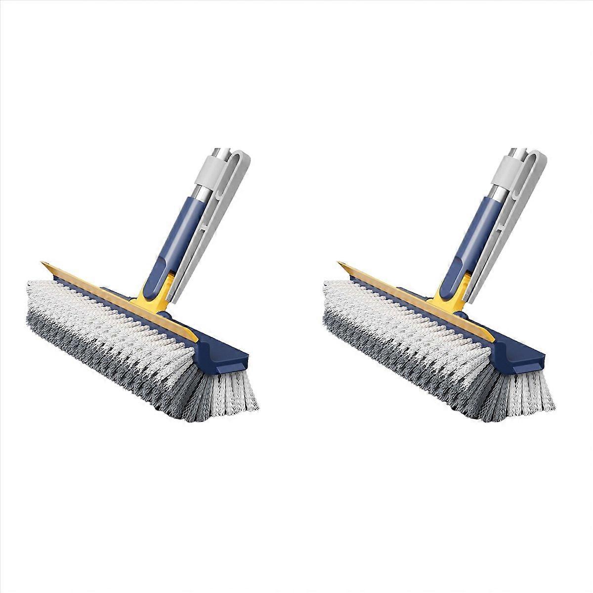 Long-Handled Floor Brush, Multi-Functional Scraping and Cleaning Brush, Cleaning Without Blind Spots