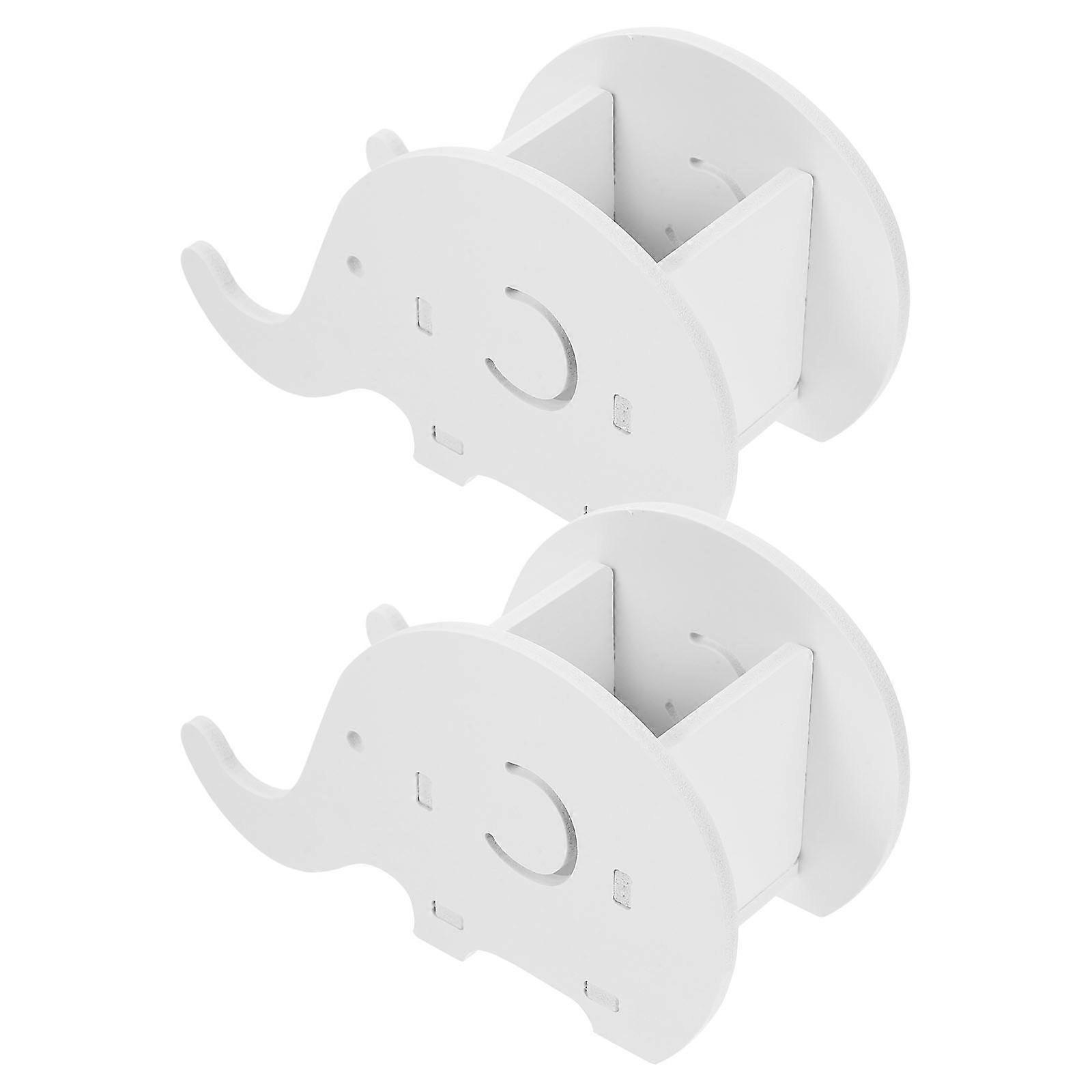 Practical Elephant Phone Holder for Office Desk Storage 4Pcs