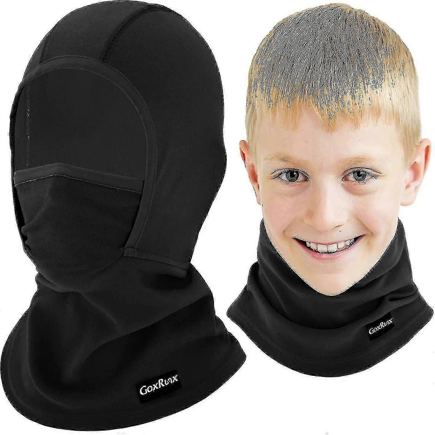 Παιδική μάσκα σκι Balaclava, fleece μάσκα προσώπου λαιμό θερμότερο για τα αγόρια κορίτσια, αντιανεμικό κάλυμμα προσώπου για τον κρύο καιρό σκι ποδηλασία