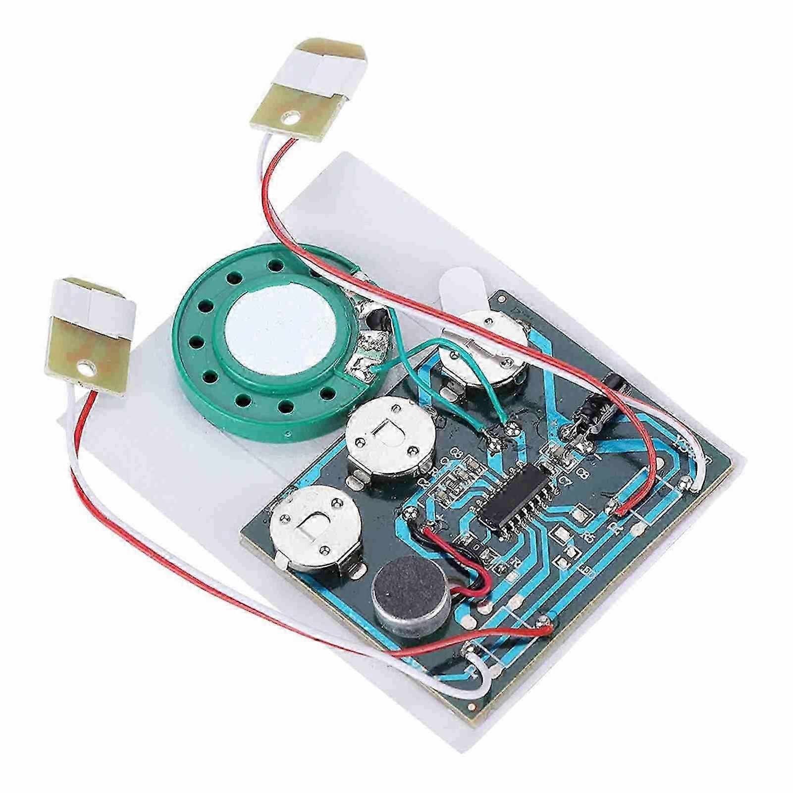 27s Recordable Music Sound Voice Module Chip with Button Battery wired double button Control