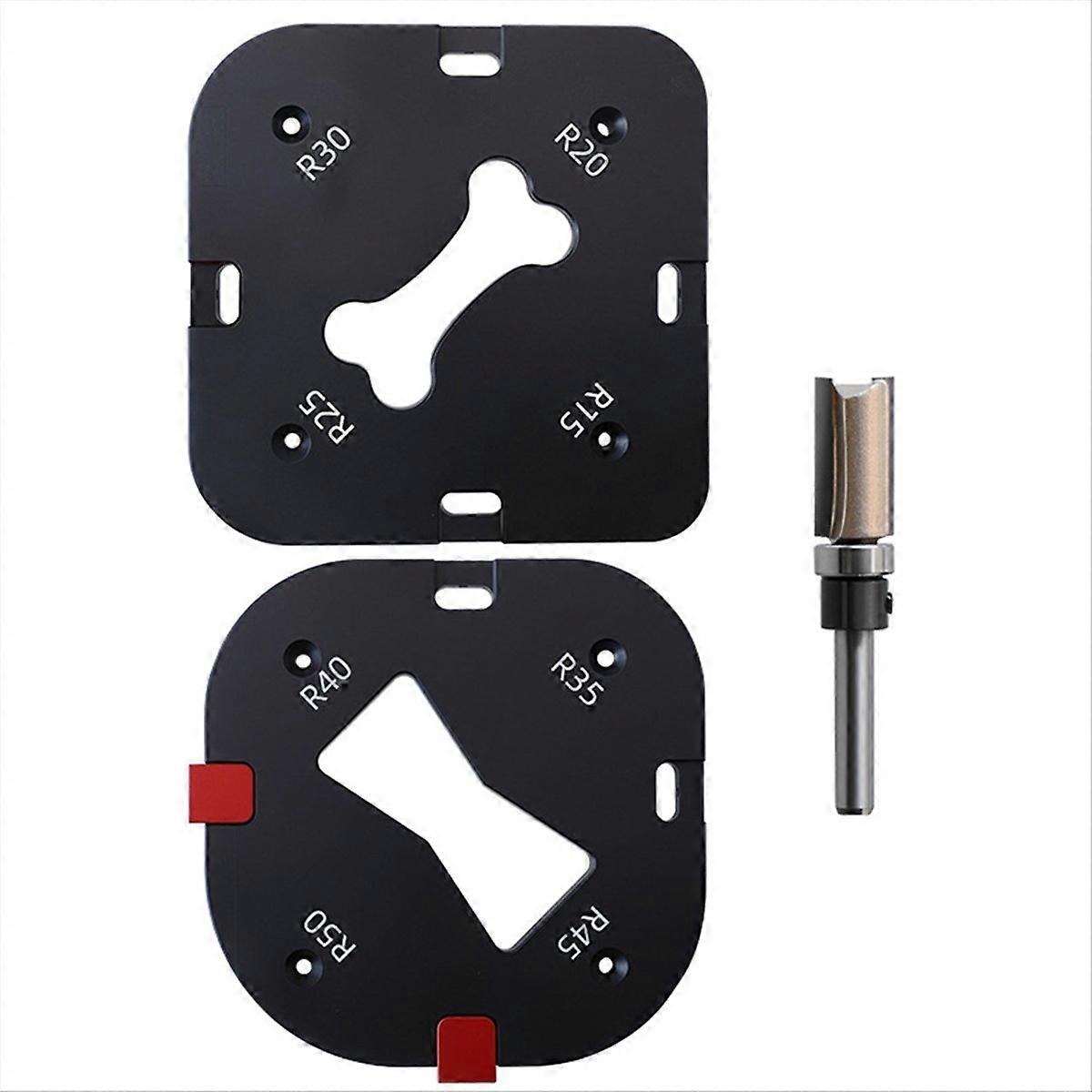 Woodworking Templates for Router Table Corner Radius Jig