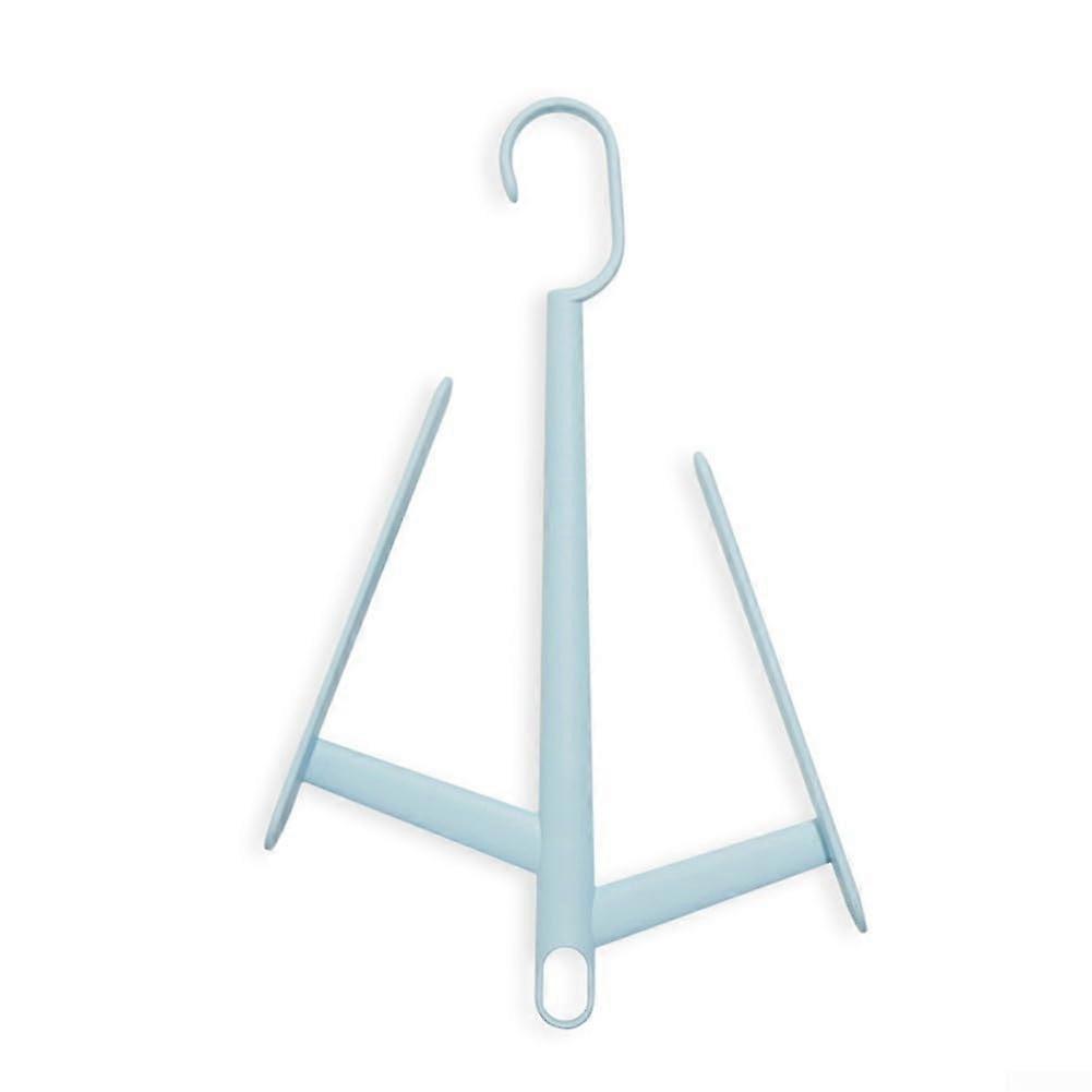 Stackable Shoe Drying Rack With Hook For Home Use, Space Saving, PP Material, 20.5 X 32 Cm, Blue, Fits Multiple Shoes