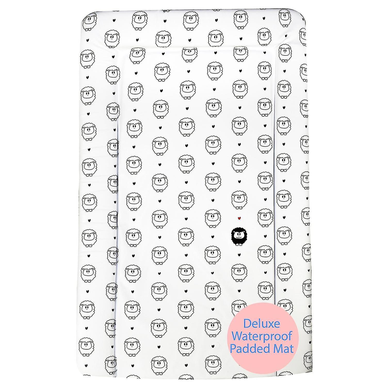 Changing Mat Tray Covers Lovely Sheep Deluxe Boy Girl Changing Mat Large Padded Waterproof Wipe Clean Baby Changing Mat