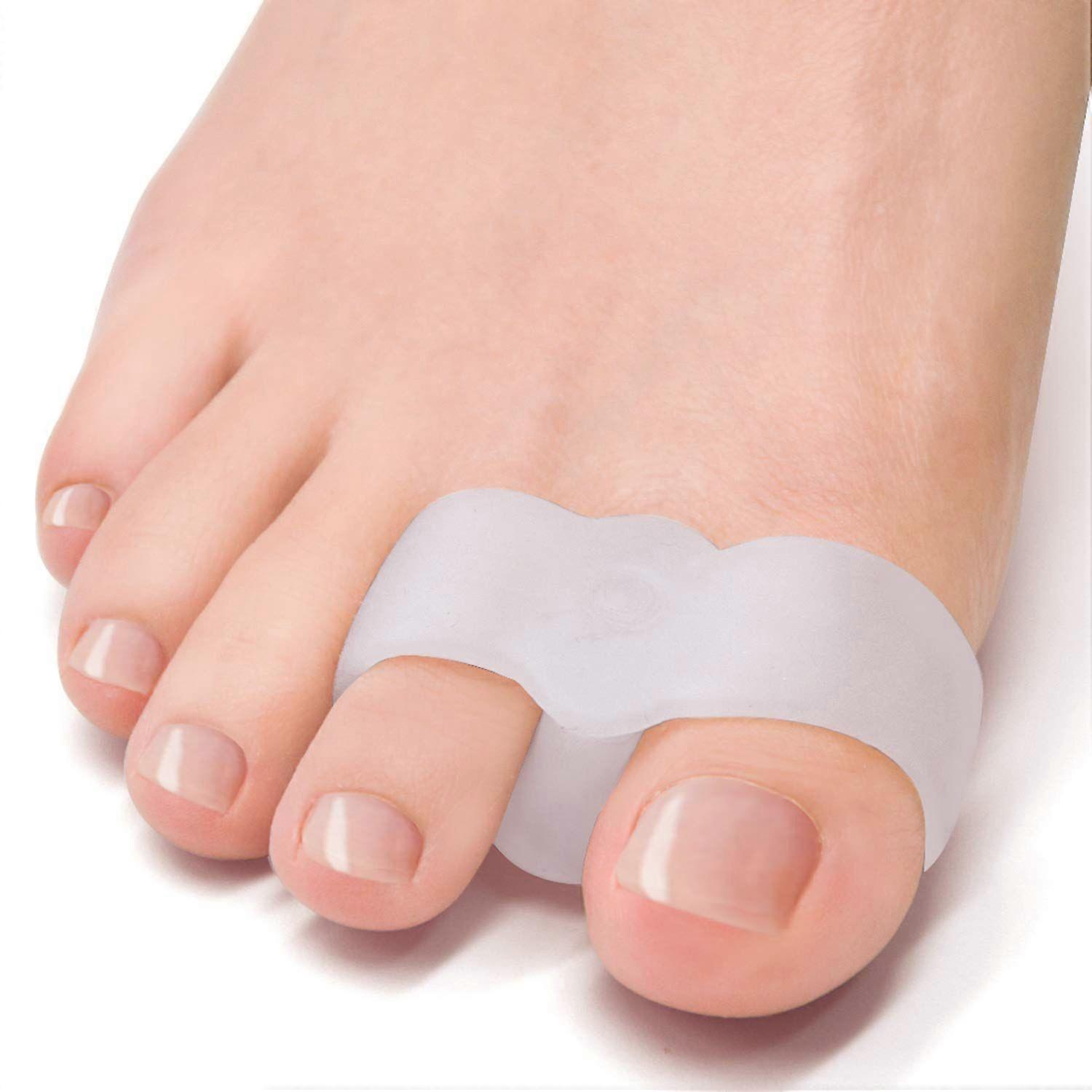 12 Pack Bunion Corrector, Toe Separator with 2 Rings, Big Toe Separator for