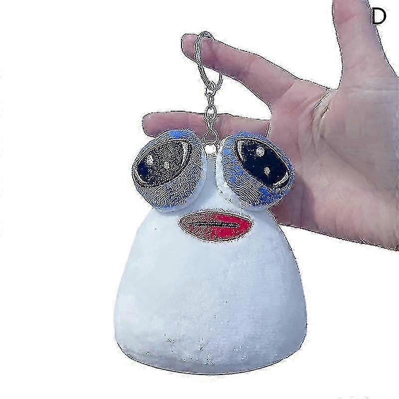 25-26 My Pet Alien Pou Plushies Keychains Cartoon Anime Figures Peripheral Backpacks