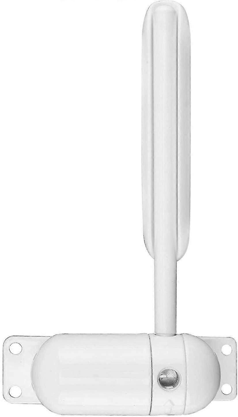 Door Gate Closer 8.8*2.5*3.5cm Surface Mounted Spring Loaded Door Closer Fire Rated Spring Loaded Adjustable Polished (white)
