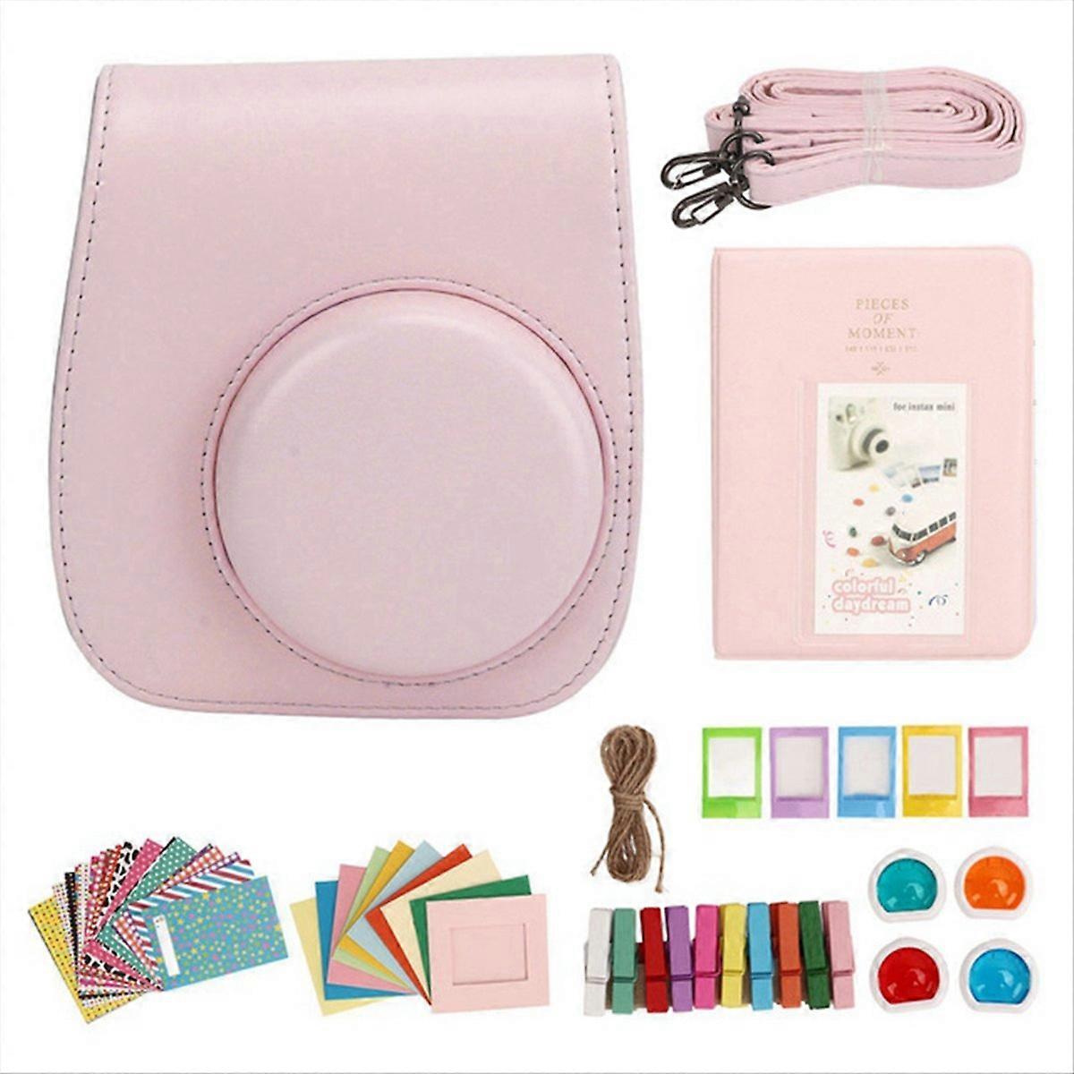 Instant Camera Protective Bag PU Case for Pink