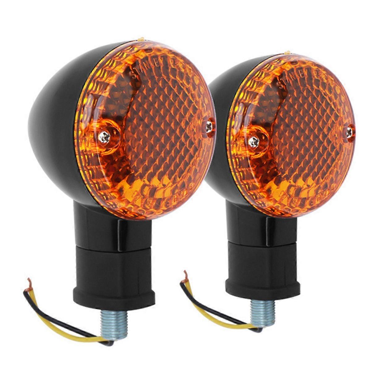 Motorcycle Turn Signal Light Retro Indicator Lamp Bulb Cafe Racer Blinker for Bolt Xv950 R/C Spec 2014-2018 B