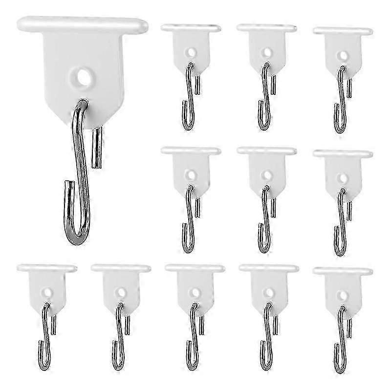 24 PCS RV Awning Light Holder, S-Shaped Awning Hooks Plastic and Metal RV Party Light Hangers Canop