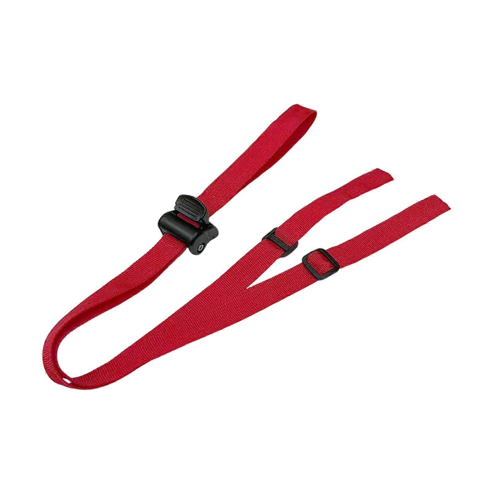 Adjustable Strollers Belt Compatibility with Various Models Heavy Duty Nylon Construction Compact Storage Design  Red