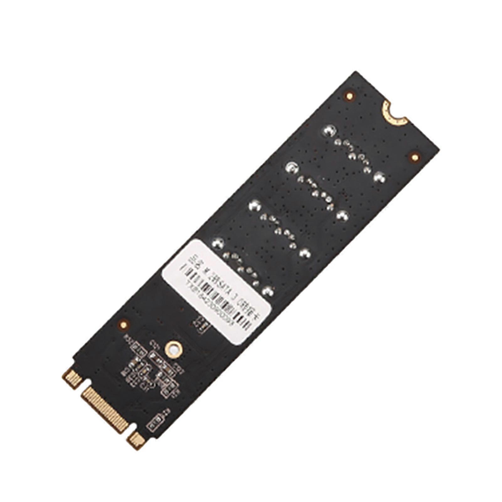 4Ports M.2 to SATA3.0 Adapter Card PCIE to Sata3.0 Expansion Card High-speed & Stable Support M Key or B+M keys Standard Multicolor