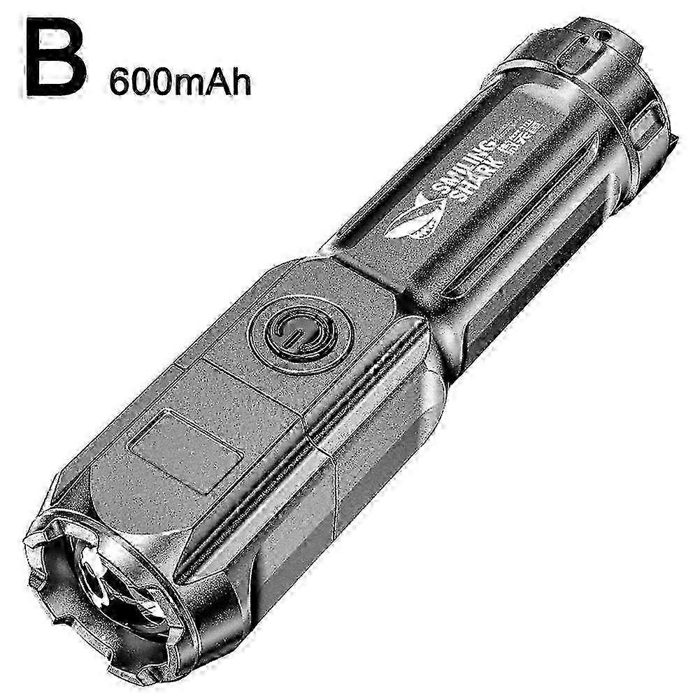 Telescopic Zoom Tactical Flashlights Rechargeable LED Torch LongRange Flashli