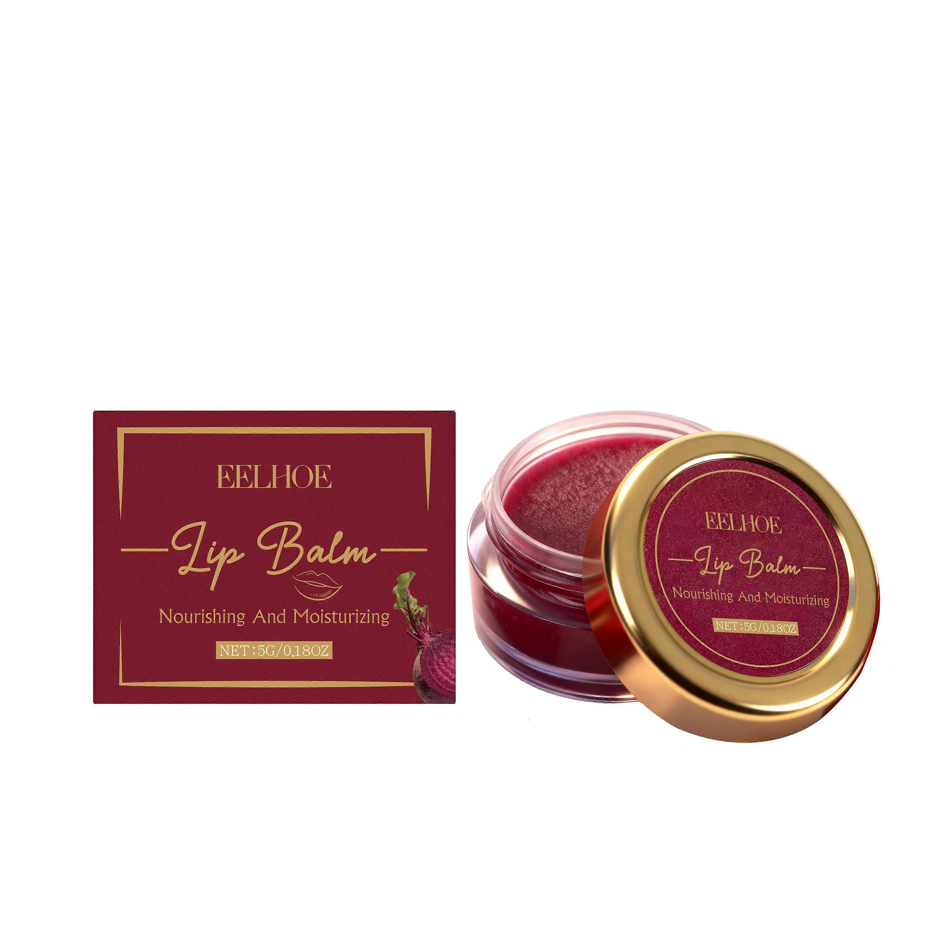 Moisturizing Lip Balm Is Carefully Formulated With Beetroot Red And Shea Butter