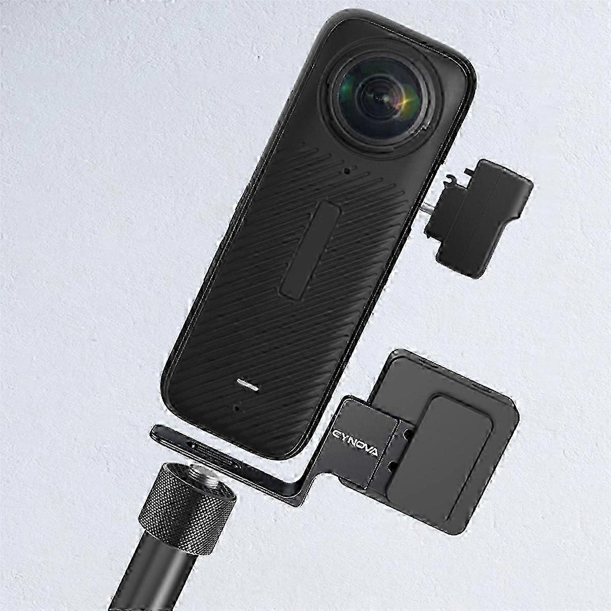 Cold Shoe Microphone Adapter Compatible with Action Cameras