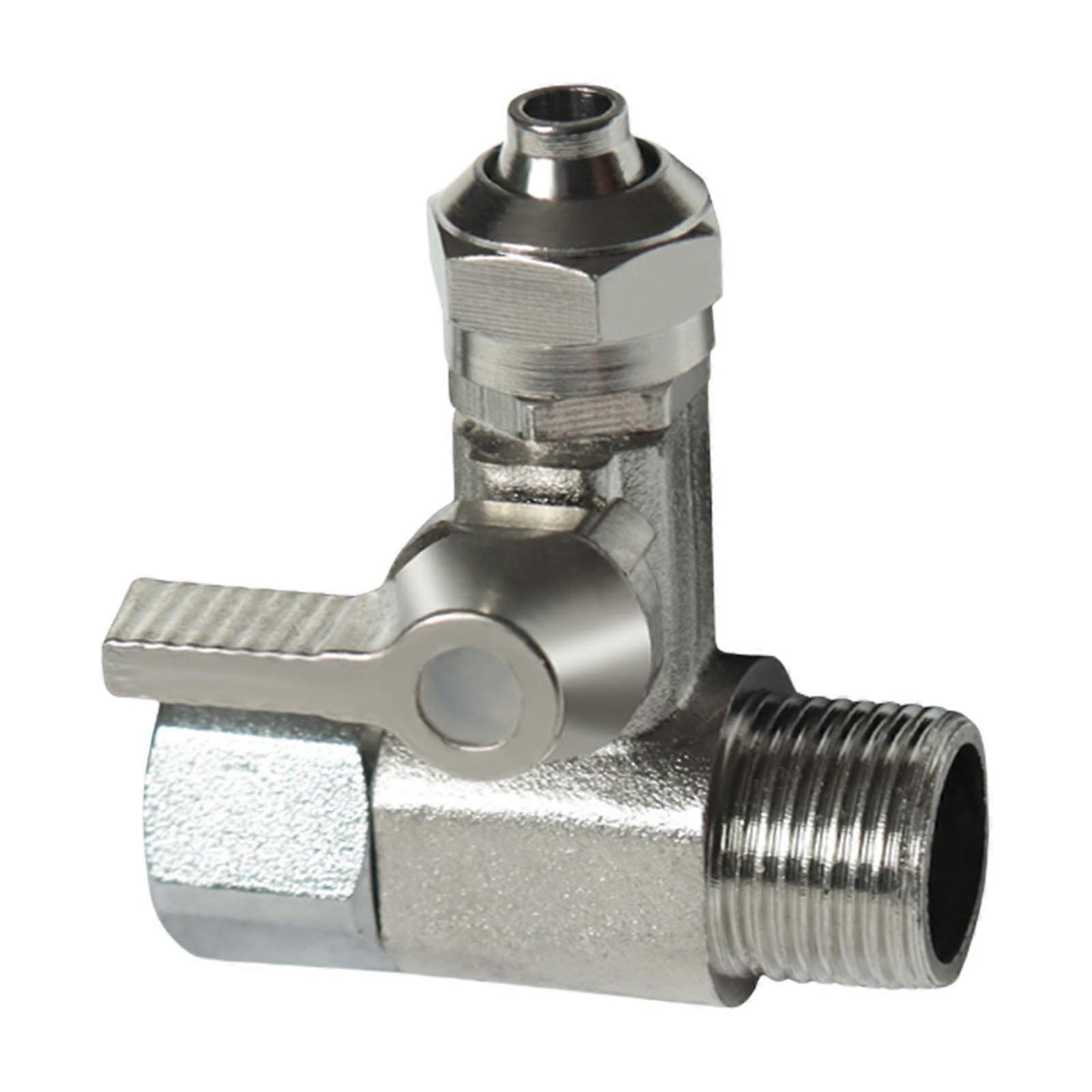 Sturdy Copper T Joint Adapter for Simultaneous Faucet Connection In Reverse Connectors and Coffee Machines Daily Use Multicolor
