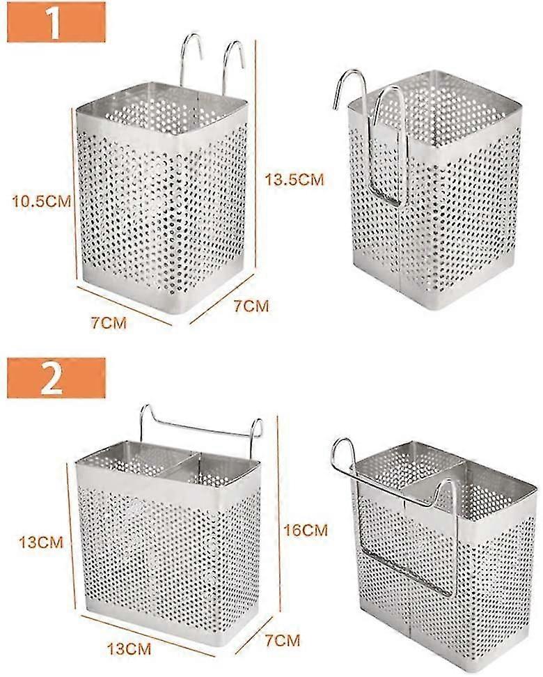 1PC Xqday الفولاذ المقاوم للصدأ أدوات المائدة رف التجفيف المثبتة على الحائط الرف، تجهيزات المطابخ، الملاعق، الشوك